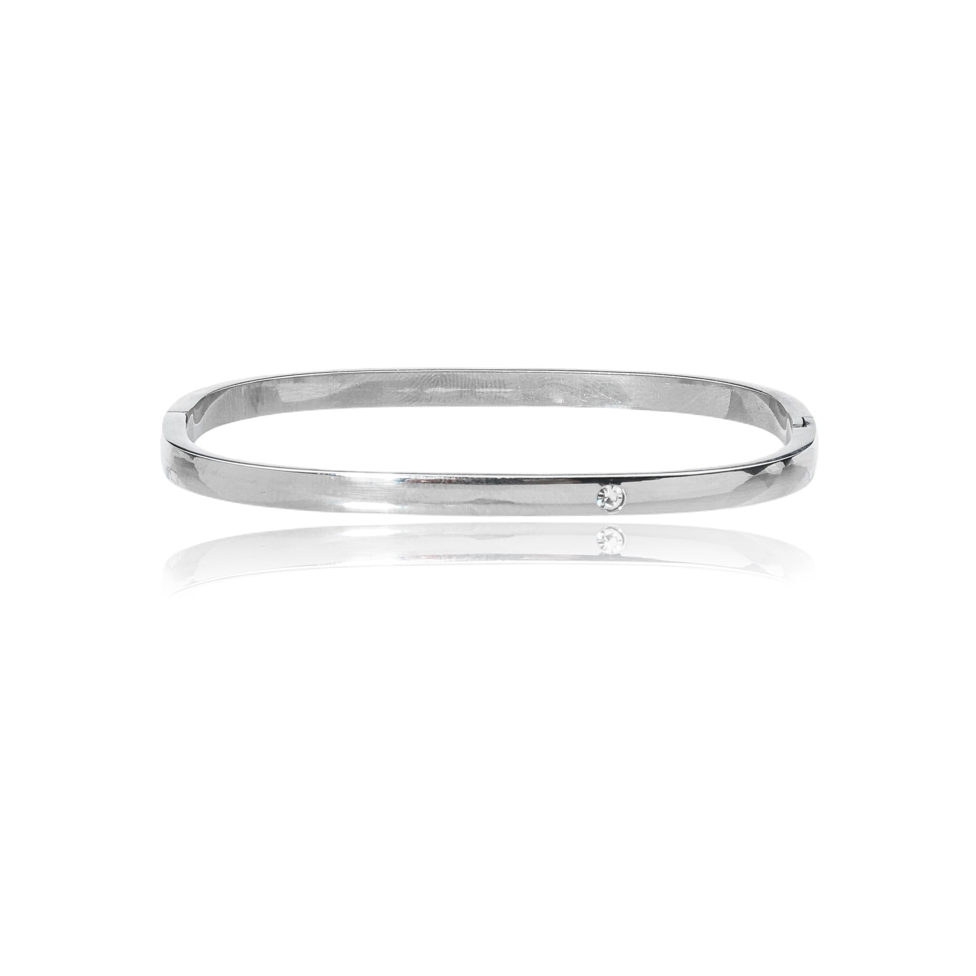 Bracelete Aço Quadrado