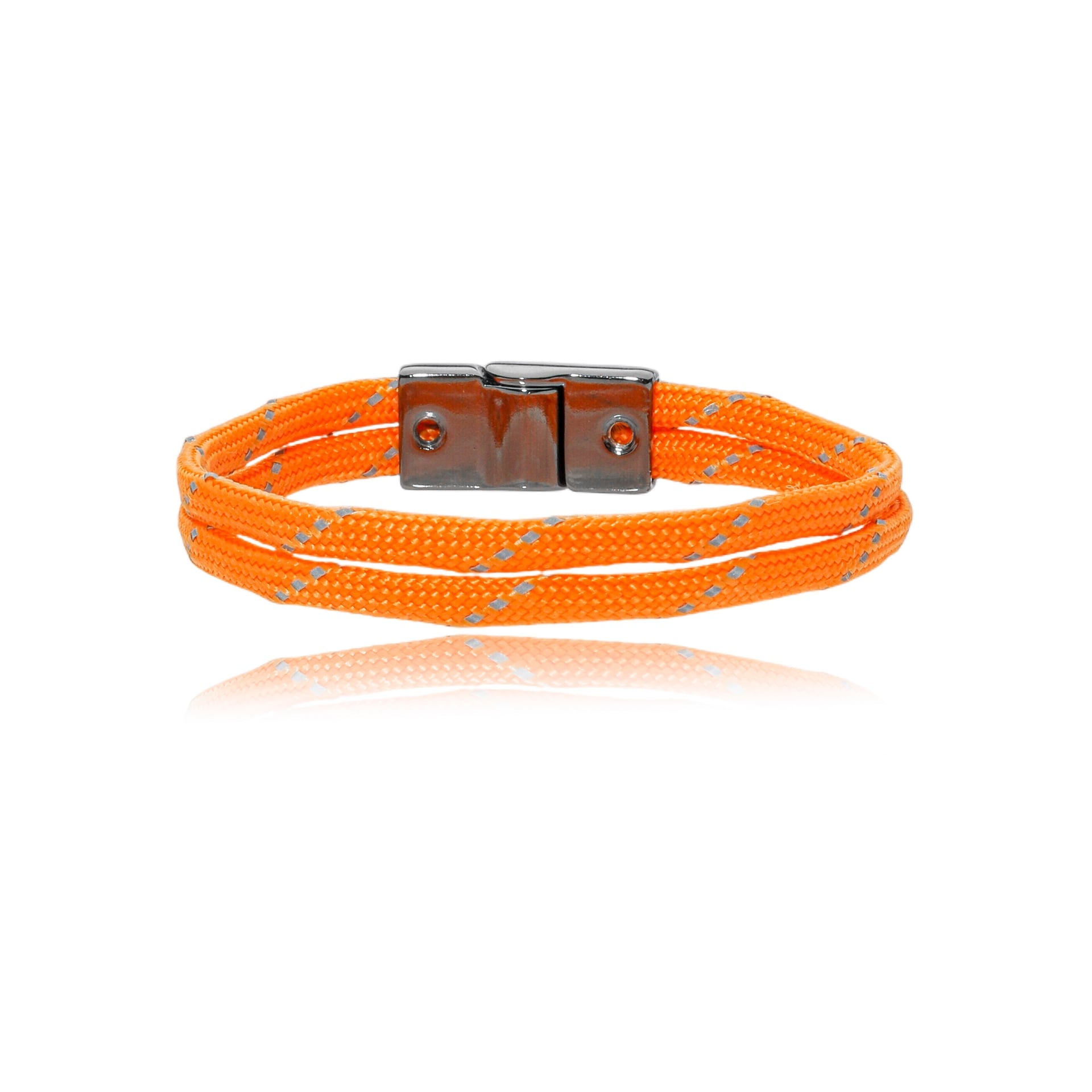 Pulseira Corda Náutica Laranja Refletiva