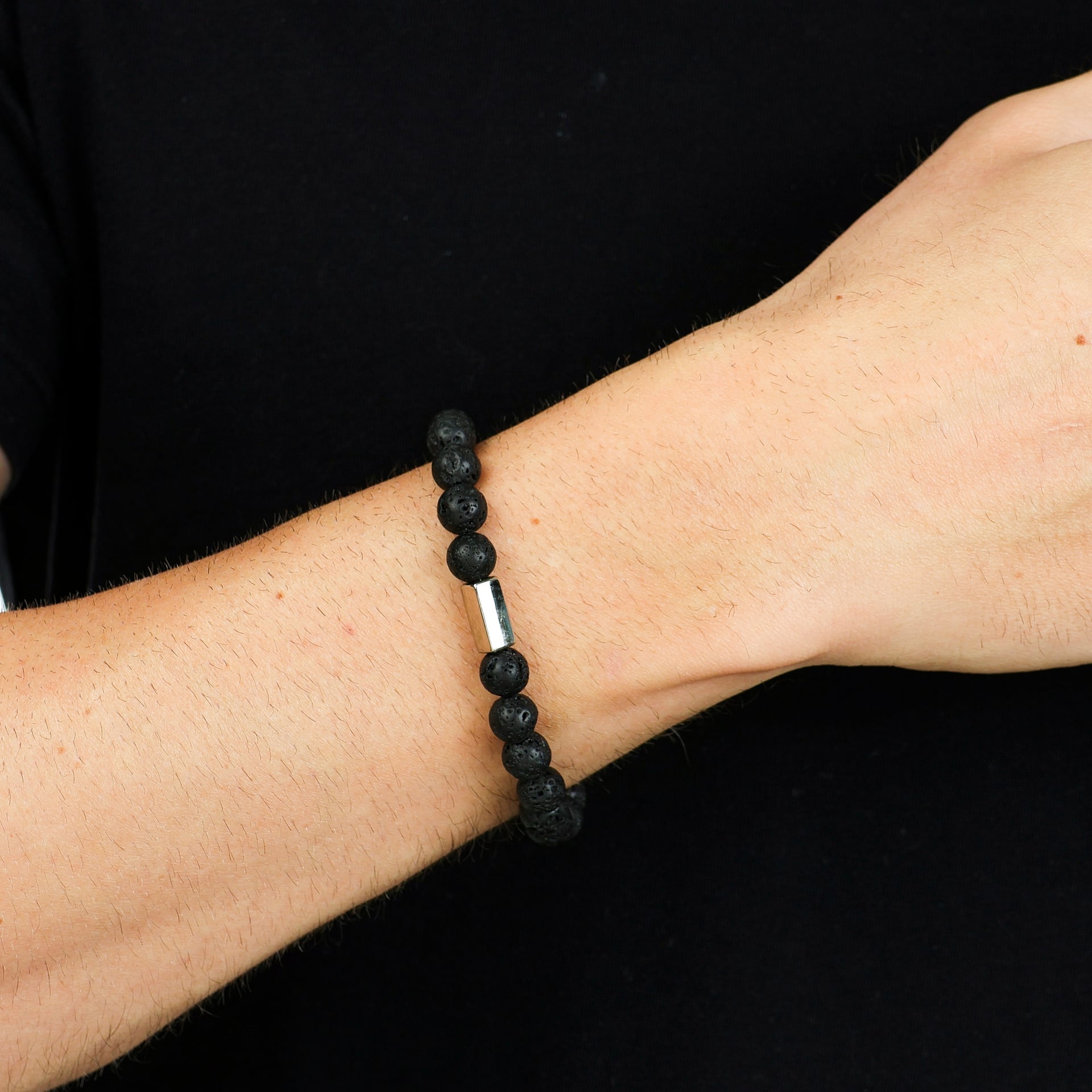 Pulseira Pedras Vulcânica