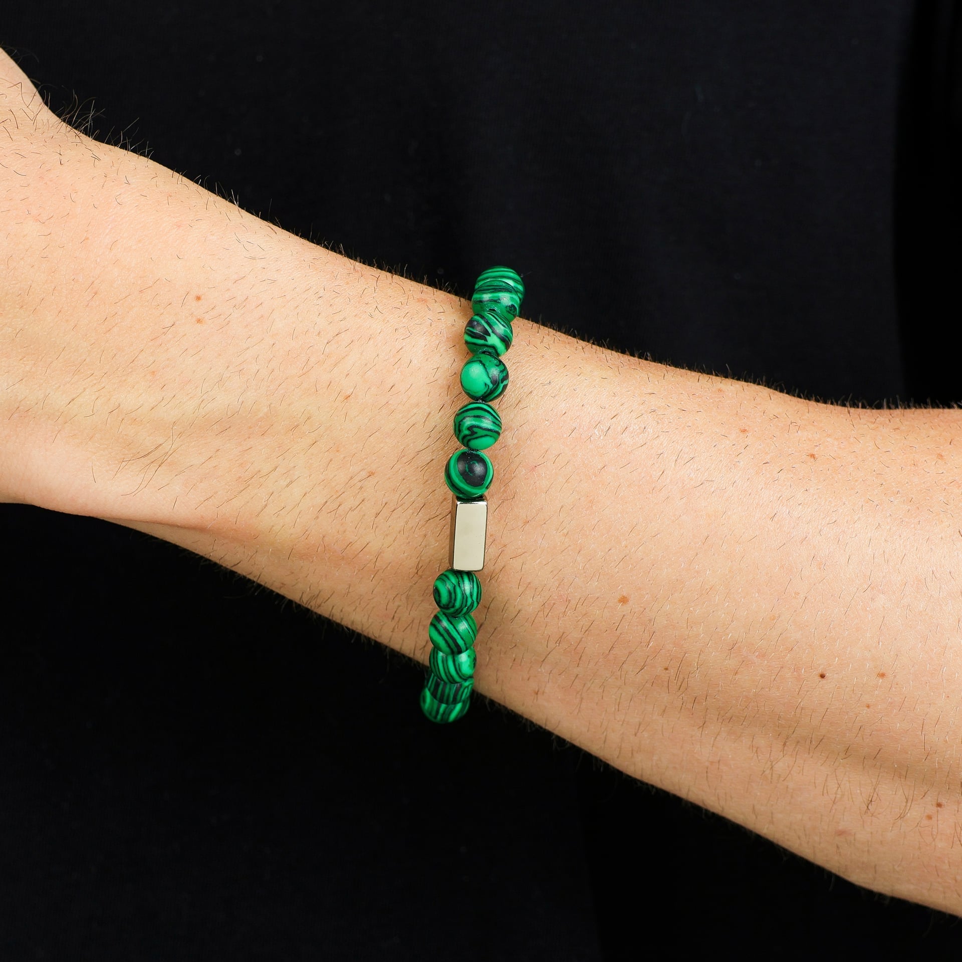Pulseira Pedras Malaquita