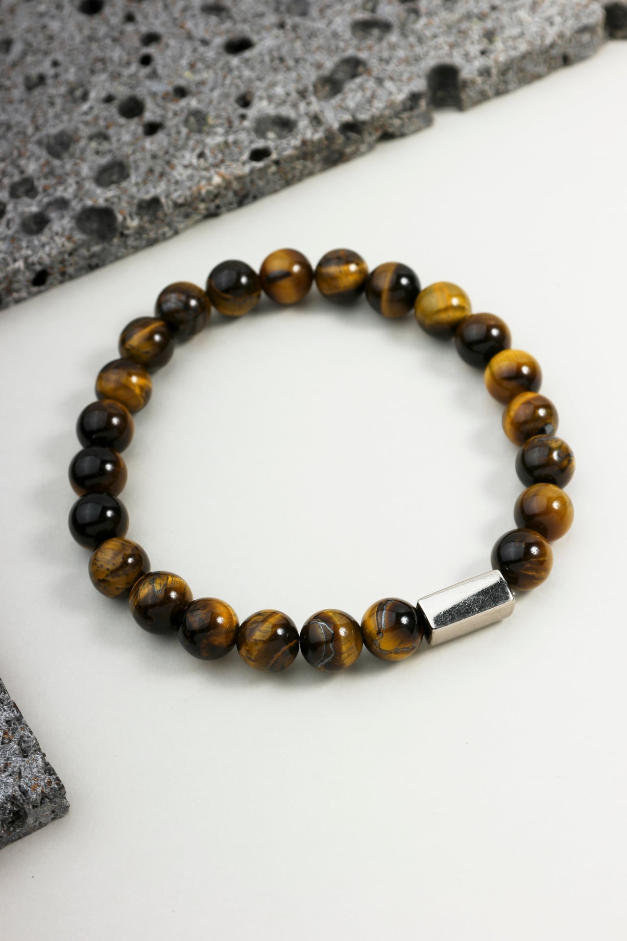 Pulseira Pedras Olho de Tigre