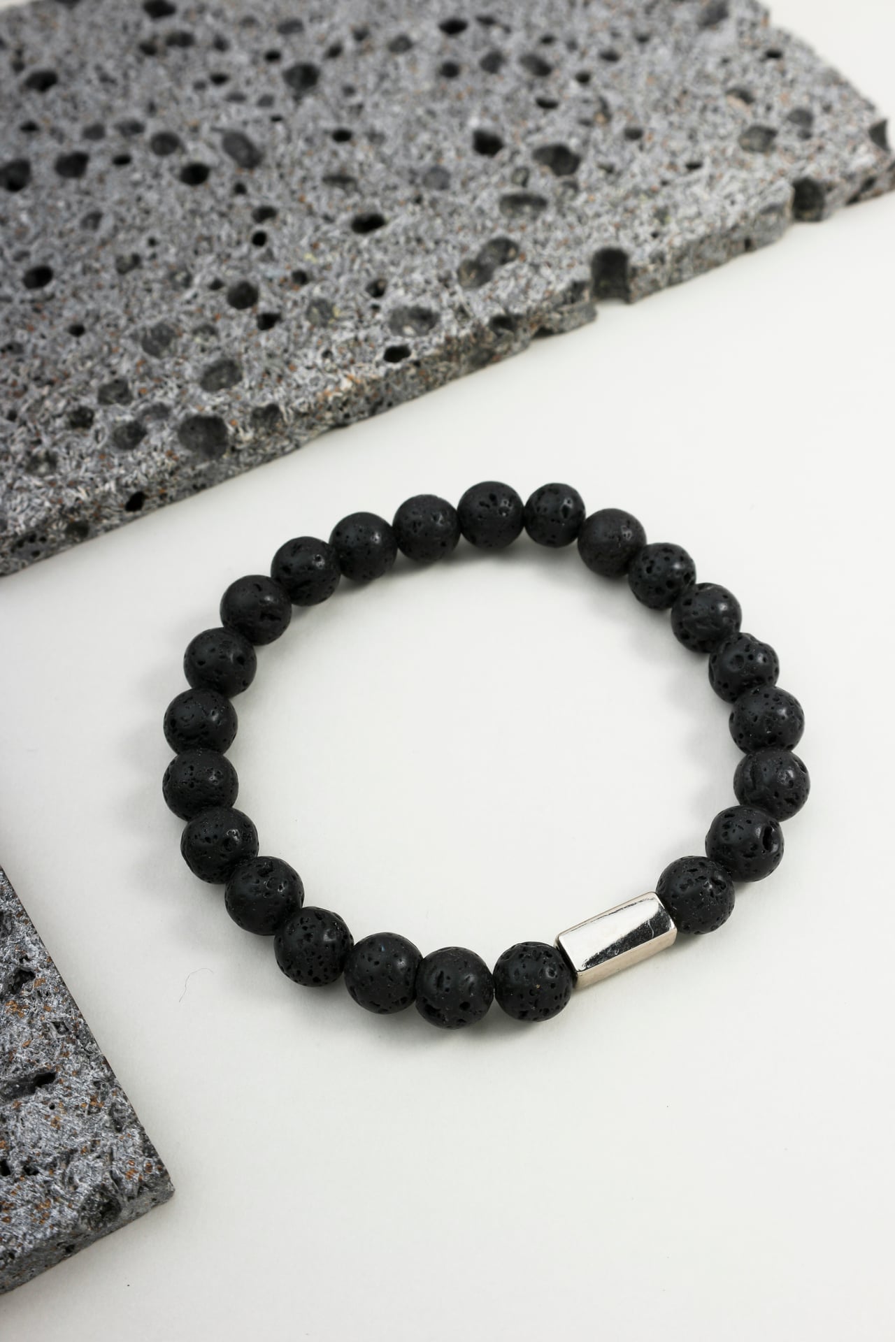 Pulseira Pedras Vulcânica